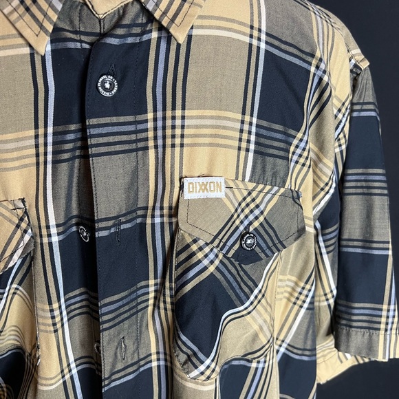 Dixxon short sleeve ‘Drexyl’ yellow/black button down. Mens XL. Good condition - Picture 3 of 4